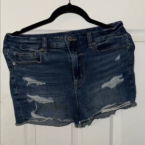 American Eagle Outfitters Dark Blue Jean Shorts